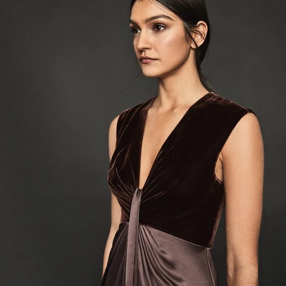 Reiss Brown Mini Dress - Picture 4 of 9